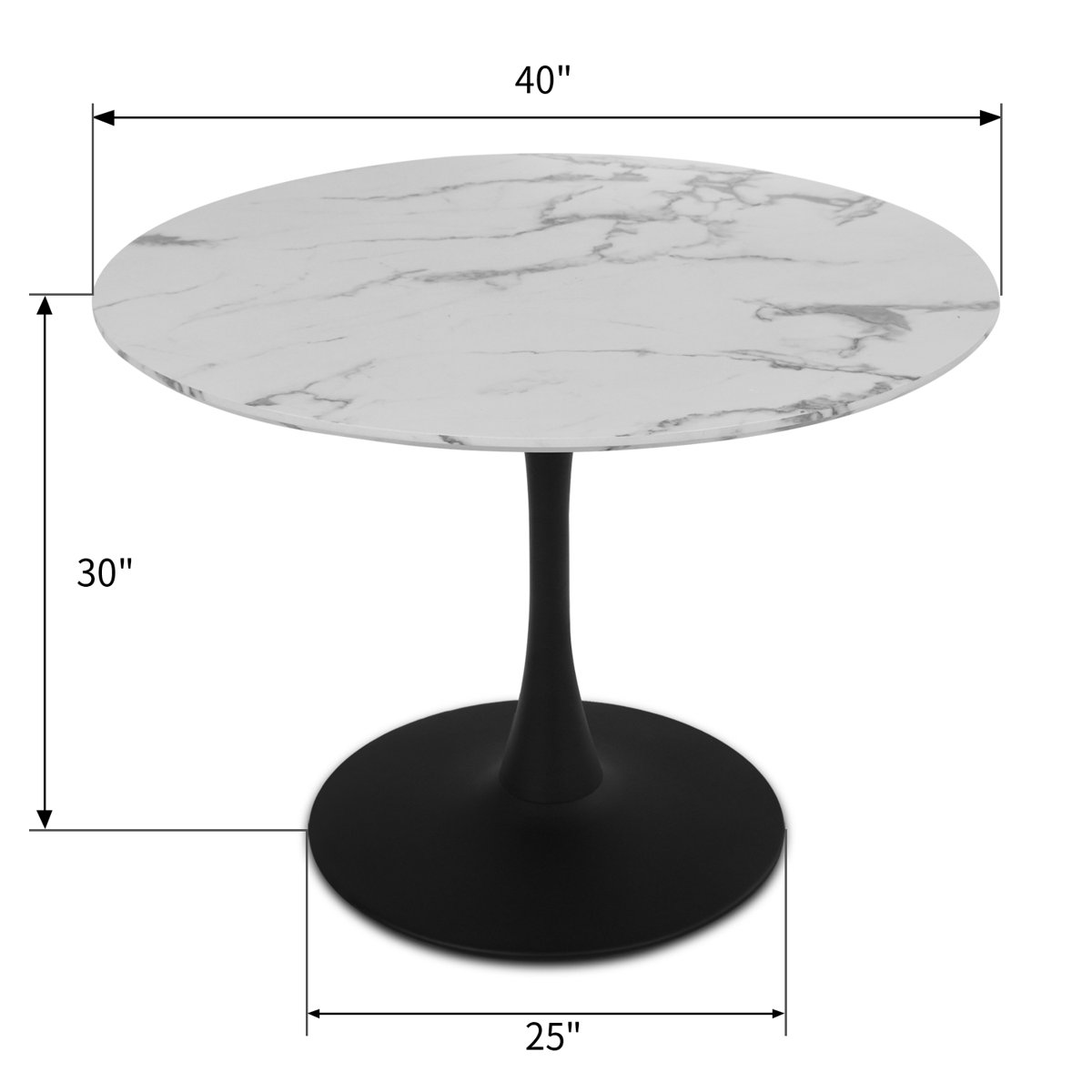Zipcode Design™ Eatman 40'' Pedestal Dining Table & Reviews Wayfair